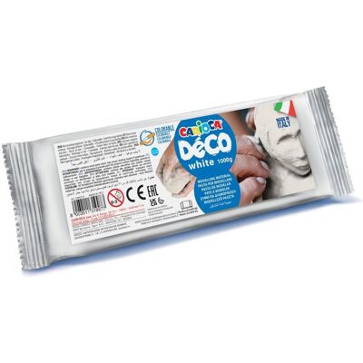 Carioca Déco bílá samotvrdnoucí modelovací hmota 1 kg Carioca Déco bílá samotvrdnoucí modelovací hmota 1 kg