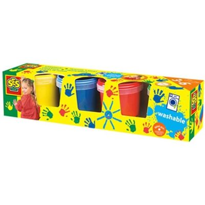 SES Prstové farby 4× 150 ml SES Prstové farby 4× 150 ml