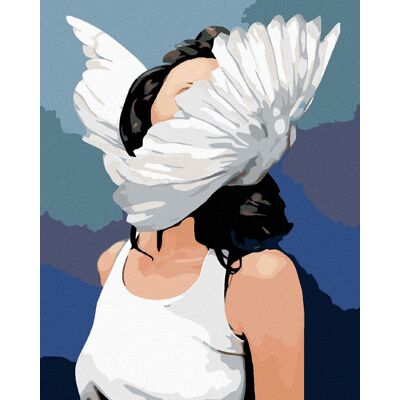 Diamondi – ŽENA S KRÍDLAMI, 40 × 50 cm, napnuté plátno na rám Diamondi – ŽENA S KRÍDLAMI, 40 × 50 cm, napnuté plátno na rám