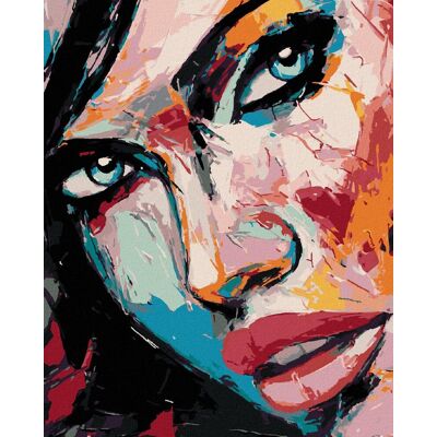 Diamondi – Diamantové maľovanie – PORTRÉT FAREBNÁ ŽENA IV, 40 × 50 cm, bez rámu a bez vypnutia plátna Diamondi – Diamantové maľovanie – PORTRÉT FAREBNÁ ŽENA IV, 40 × 50 cm, bez rámu a bez vypnutia plátna