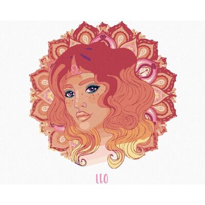 Diamondi – Diamantové maľovanie – ŽENA LEV, 40 × 50 cm, bez rámu a bez vypnutia plátna Diamondi – Diamantové maľovanie – ŽENA LEV, 40 × 50 cm, bez rámu a bez vypnutia plátna