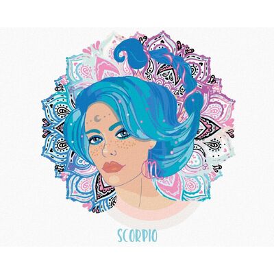 Diamondi – Diamantové maľovanie – ŽENA ŠKORPIÓN, 40 × 50 cm, bez rámu a bez vypnutia plátna Diamondi – Diamantové maľovanie – ŽENA ŠKORPIÓN, 40 × 50 cm, bez rámu a bez vypnutia plátna