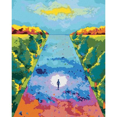 Diamondi – DUCHOVNÁ ABSTRAKTNÁ CESTA, 40 × 50 cm, bez rámu a bez napnutia plátna Diamondi – DUCHOVNÁ ABSTRAKTNÁ CESTA, 40 × 50 cm, bez rámu a bez napnutia plátna
