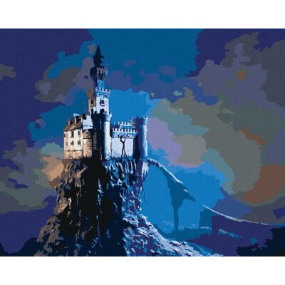 Diamondi – STARÝ HRAD NA KOPČEKU, 40 × 50 cm, napnuté plátno na rám Diamondi – STARÝ HRAD NA KOPČEKU, 40 × 50 cm, napnuté plátno na rám