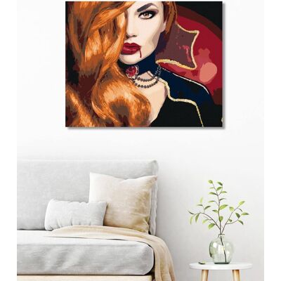 Diamondi – UPÍRIA ŽENA, 40 × 50 cm, napnuté plátno na rám Diamondi – UPÍRIA ŽENA, 40 × 50 cm, napnuté plátno na rám
