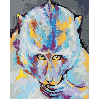 zuty Farebná opica, 40×50 cm, bez rámu a bez vypnutia plátna zuty Farebná opica, 40×50 cm, bez rámu a bez vypnutia plátna