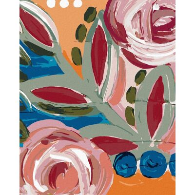 zuty Farebné kvetiny 2 (Haley Bush), 80 × 100 cm, plátno napnuté na rám zuty Farebné kvetiny 2 (Haley Bush), 80 × 100 cm, plátno napnuté na rám