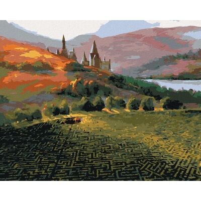 zuty Bludisko pred Rokfortom (Harry Potter), 40×50 cm, bez rámu a bez vypnutia plátna zuty Bludisko pred Rokfortom (Harry Potter), 40×50 cm, bez rámu a bez vypnutia plátna