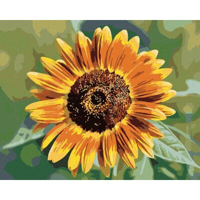 zuty Kvet slnečnice, 40 × 50 cm, bez rámu a bez napnutia plátna zuty Kvet slnečnice, 40 × 50 cm, bez rámu a bez napnutia plátna