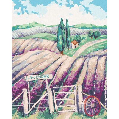 zuty Levanduľová záhrada, 40×50 cm, bez rámu a bez vypnutia plátna zuty Levanduľová záhrada, 40×50 cm, bez rámu a bez vypnutia plátna