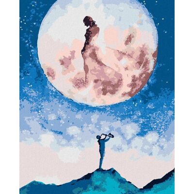 zuty Mladík hudbou dodáva bohyni na mesiaci svoju náklonnosť, 40×50 cm, bez rámu a bez vypnutia plátna zuty Mladík hudbou dodáva bohyni na mesiaci svoju náklonnosť, 40×50 cm, bez rámu a bez vypnutia plátna