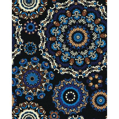 zuty Modré mandaly, 40×50 cm, bez rámu a bez vypnutia plátna zuty Modré mandaly, 40×50 cm, bez rámu a bez vypnutia plátna