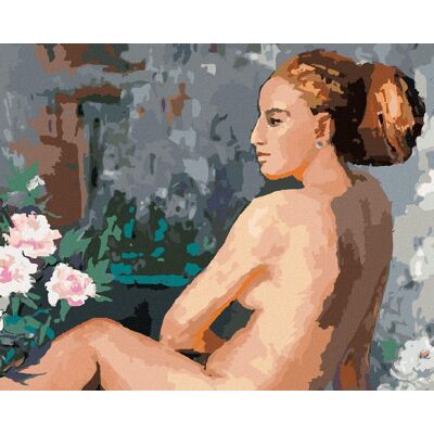 zuty Odhalená žena, 80 × 100 cm, bez rámu a bez napnutia plátna zuty Odhalená žena, 80 × 100 cm, bez rámu a bez napnutia plátna