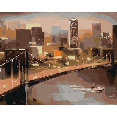zuty Pohľad na New York, 40×50 cm, bez rámu a bez vypnutia plátna zuty Pohľad na New York, 40×50 cm, bez rámu a bez vypnutia plátna