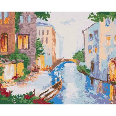 zuty Ranné Benátky, 40×50 cm, vypnuté plátno na rám zuty Ranné Benátky, 40×50 cm, vypnuté plátno na rám