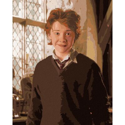 zuty Ron v učebni (Harry Potter), 40×50 cm, bez rámu a bez vypnutia plátna zuty Ron v učebni (Harry Potter), 40×50 cm, bez rámu a bez vypnutia plátna