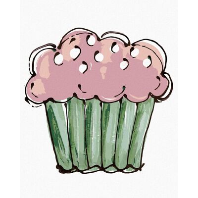 zuty Ružový cupcake 2 (Haley Bush), 40×50 cm, bez rámu a bez vypnutia plátna zuty Ružový cupcake 2 (Haley Bush), 40×50 cm, bez rámu a bez vypnutia plátna