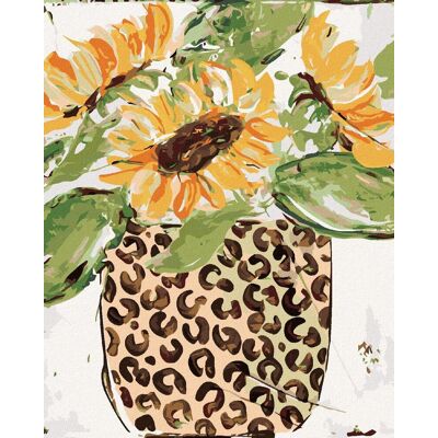 zuty Slnečnica v leopardí váhe (Haley Bush), 40×50 cm, bez rámu a bez vypnutia plátna zuty Slnečnica v leopardí váhe (Haley Bush), 40×50 cm, bez rámu a bez vypnutia plátna