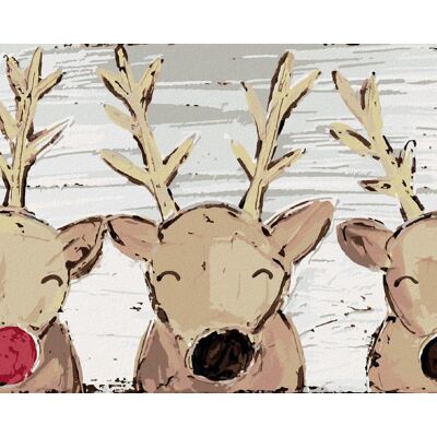 zuty Sob Rudolf a priatelia (Haley Bush), 40 × 50 cm, bez rámu a bez napnutia plátna zuty Sob Rudolf a priatelia (Haley Bush), 40 × 50 cm, bez rámu a bez napnutia plátna