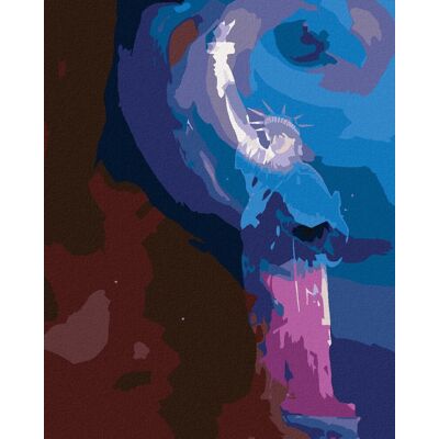 zuty Socha Slobody v zatmení, 40 × 50 cm, bez rámu a bez napnutia plátna zuty Socha Slobody v zatmení, 40 × 50 cm, bez rámu a bez napnutia plátna
