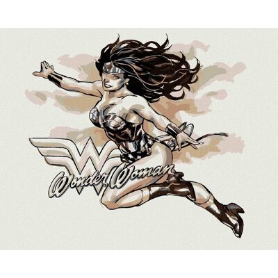 zuty Wonder Woman čiernobiely plagát iv, 40×50 cm, bez rámu a bez vypnutia plátna zuty Wonder Woman čiernobiely plagát iv, 40×50 cm, bez rámu a bez vypnutia plátna