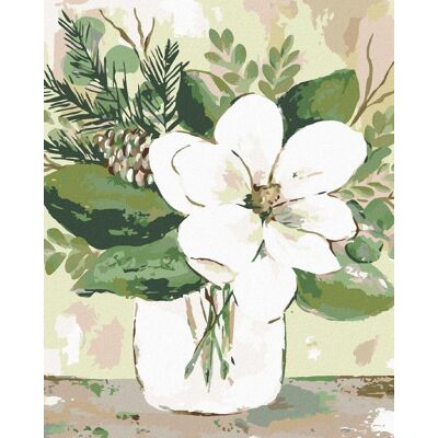 zuty Zimé magnólie v pohári 2 (Haley Bush), 40×50 cm, vypnuté plátno na rám zuty Zimé magnólie v pohári 2 (Haley Bush), 40×50 cm, vypnuté plátno na rám