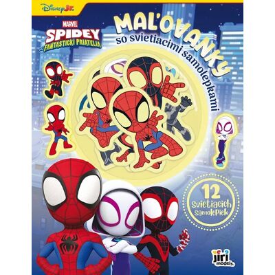 JIRI MODELS Omaľovánky so svietiacimi samolepkami Spidey JIRI MODELS Omaľovánky so svietiacimi samolepkami Spidey