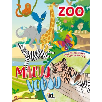JIRI MODELS Maľuj vodou A4 Zoo JIRI MODELS Maľuj vodou A4 Zoo