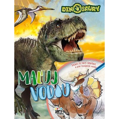 JIRI MODELS Maľuj vodou A4 Dinosaury JIRI MODELS Maľuj vodou A4 Dinosaury
