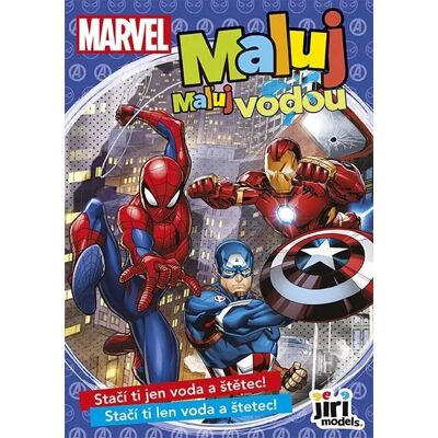 JIRI MODELS Maľuj vodou A5 Marvel JIRI MODELS Maľuj vodou A5 Marvel