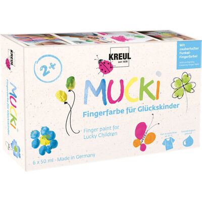 KREUL MUCKI FORTUNE, 6 farieb, 6× 50 ml KREUL MUCKI FORTUNE, 6 farieb, 6× 50 ml