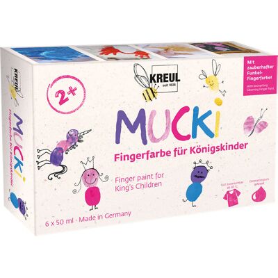 KREUL MUCKI ROYAL, 6 farieb, 6× 50 ml KREUL MUCKI ROYAL, 6 farieb, 6× 50 ml