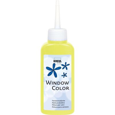 KREUL Window Color, Fluorescent Yellow, 80 ml KREUL Window Color, Fluorescent Yellow, 80 ml