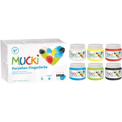 KREUL MUCKI na porcelán, 6 farieb, 6× 150 ml KREUL MUCKI na porcelán, 6 farieb, 6× 150 ml