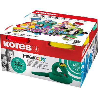KORES Magik Clay LOLLIPOPZ, 4× 40 g KORES Magik Clay LOLLIPOPZ, 4× 40 g