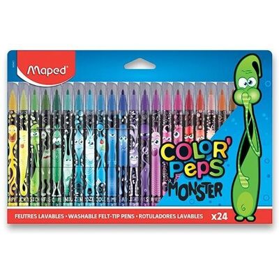 MAPED Color'Peps Monster fixky 24 farieb MAPED Color'Peps Monster fixky 24 farieb