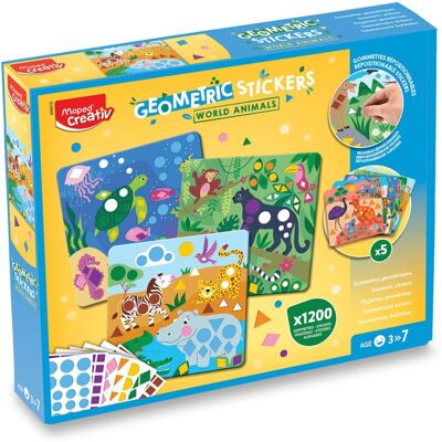 MAPED Geometric Stickers World Animals MAPED Geometric Stickers World Animals
