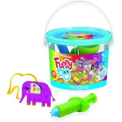 MITAMA FUNNY DOO 22-dielna súprava na modelovanie, 9× 50 g + formy a nástroje MITAMA FUNNY DOO 22-dielna súprava na modelovanie, 9× 50 g + formy a nástroje