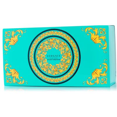 VERSACE Dylan Pour Femme Turquoise EdT Súprava 300 ml VERSACE Dylan Pour Femme Turquoise EdT Súprava 300 ml