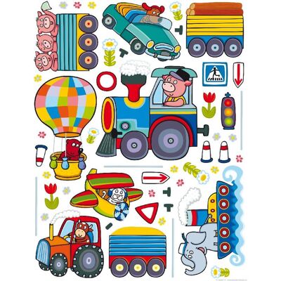 AG design K1046 Samolepiaca dekorácia WALL STICKER TRAIN 65 × 85 cm AG design K1046 Samolepiaca dekorácia WALL STICKER TRAIN 65 × 85 cm