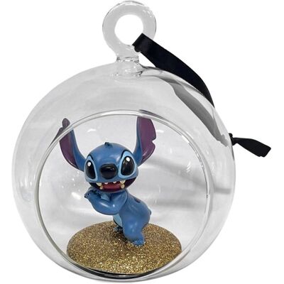 Christmas Inspiration Disney Sklenená otvorená guľa 3D figúrka Stitch Christmas Inspiration Disney Sklenená otvorená guľa 3D figúrka Stitch