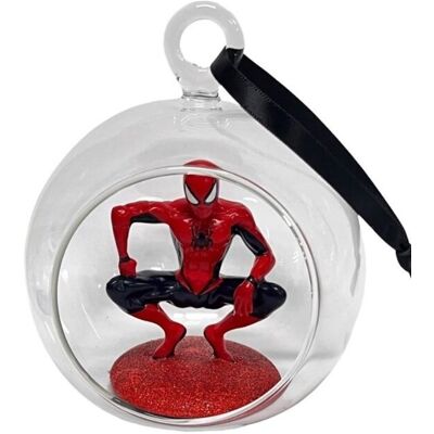 Christmas Inspiration Marvel Sklenená otvorená guľa 3D figúrka Spider Man Christmas Inspiration Marvel Sklenená otvorená guľa 3D figúrka Spider Man