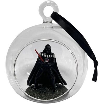 Christmas Inspiration Sklenená otvorená guľa 3D figúrka Darth Vader Christmas Inspiration Sklenená otvorená guľa 3D figúrka Darth Vader