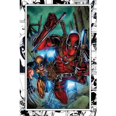 Pyramid Marvel Comics: Wolverine & Deadpool – plagát Pyramid Marvel Comics: Wolverine & Deadpool – plagát