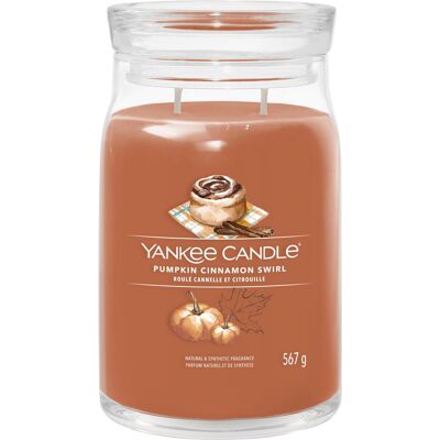 YANKEE CANDLE Signature, 2 knôty Pumpkin Cinnamon Swirl, 567 g YANKEE CANDLE Signature, 2 knôty Pumpkin Cinnamon Swirl, 567 g