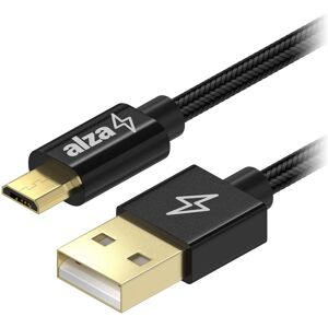 AlzaPower AluCore USB-A to Micro USB 0.5m Black AlzaPower AluCore USB-A to Micro USB 0.5m Black
