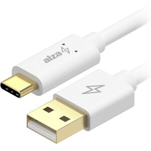 AlzaPower Core Charge USB-A to USB-C 2.0 0.13m biely AlzaPower Core Charge USB-A to USB-C 2.0 0.13m biely
