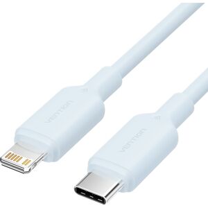 Vention USB 2.0 Type-C Male to Lightning Male 3 A Cable 1 m Blue PVC Type Vention USB 2.0 Type-C Male to Lightning Male 3 A Cable 1 m Blue PVC Type
