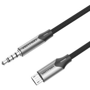 Vention Micro USB (M) to TRRS Jack 3,5 mm (M) Audio Cable 1 m Black Vention Micro USB (M) to TRRS Jack 3,5 mm (M) Audio Cable 1 m Black