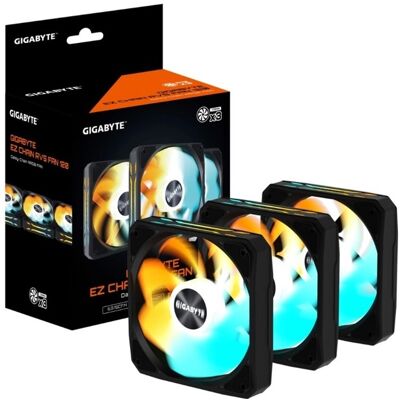 GIGABYTE EZ CHAIN RVS FAN 120 (3-Pack) GIGABYTE EZ CHAIN RVS FAN 120 (3-Pack)